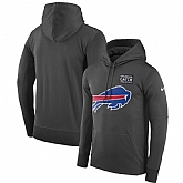 Men's Buffalo Bills Anthracite Nike Crucial Catch Performance Hoodie,baseball caps,new era cap wholesale,wholesale hats